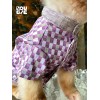 Premium Berry - Lilac Checkered Shirt 